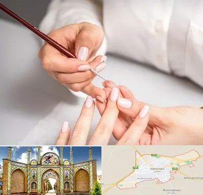سالن کاشت ناخن در سمنان