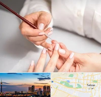 سالن کاشت ناخن در غرب تهران