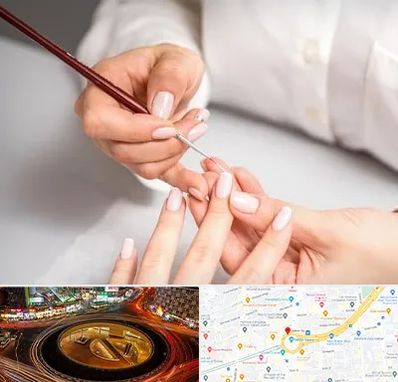 سالن کاشت ناخن در میدان ولیعصر