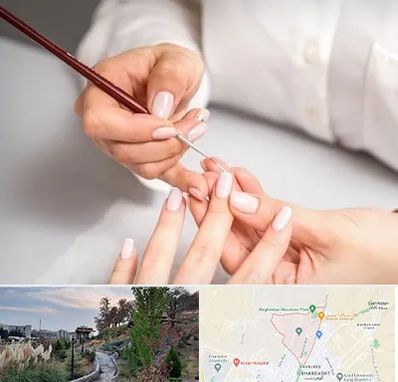 سالن کاشت ناخن در باغستان کرج