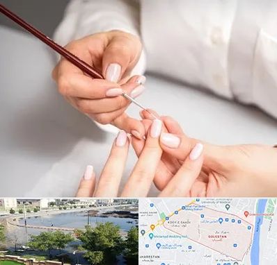 سالن کاشت ناخن در گلستان اهواز