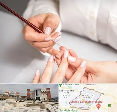 سالن کاشت ناخن در حکیمیه