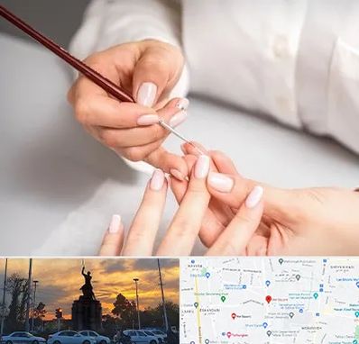 سالن کاشت ناخن در میدان حر