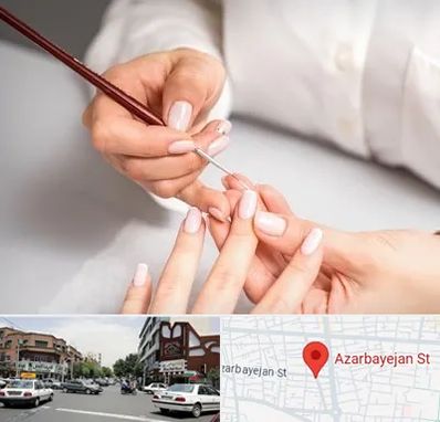 سالن کاشت ناخن در خیابان آذربایجان