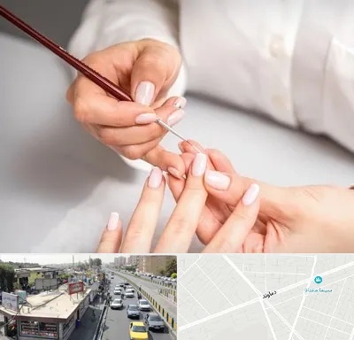 سالن کاشت ناخن در خیابان دماوند