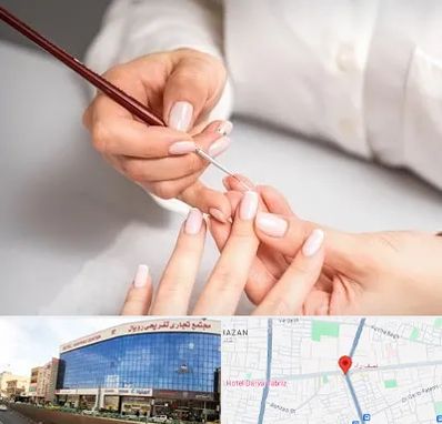 سالن کاشت ناخن در نصف راه تبریز