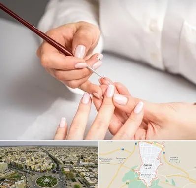 سالن کاشت ناخن در قزوین