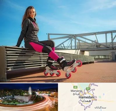 مربی اسکیت خانم در همدان
