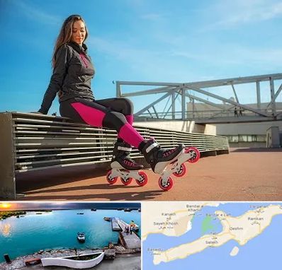 مربی اسکیت خانم در قشم