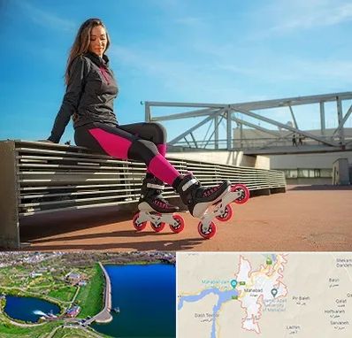 مربی اسکیت خانم در مهاباد