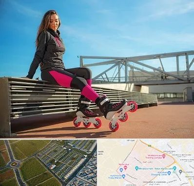 مربی اسکیت خانم در الهیه مشهد