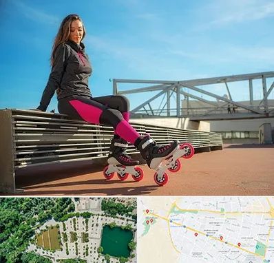 مربی اسکیت خانم در وکیل آباد مشهد