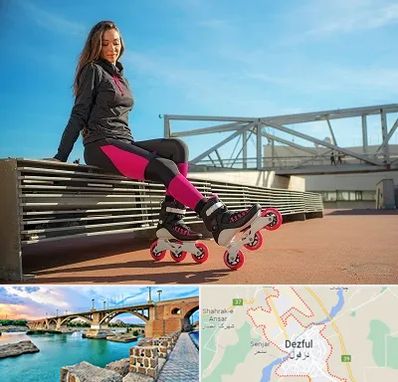مربی اسکیت خانم در دزفول