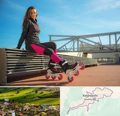 مربی اسکیت خانم در کلاردشت