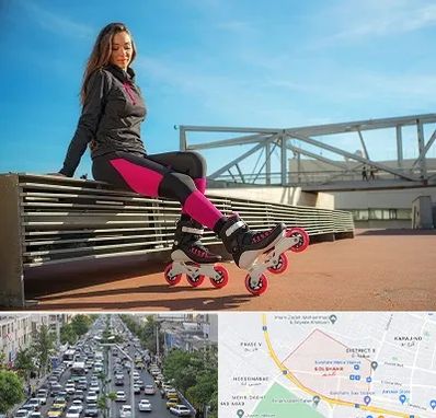 مربی اسکیت خانم در گلشهر کرج