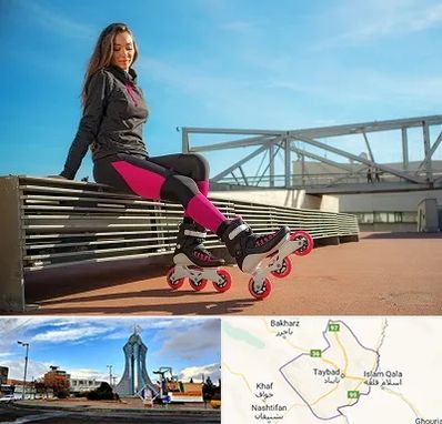 مربی اسکیت خانم در تایباد