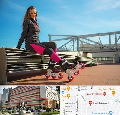 مربی اسکیت خانم در سهروردی 