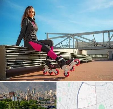 مربی اسکیت خانم در جمشیدیه