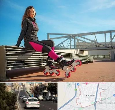 مربی اسکیت خانم در خطیب تبریز
