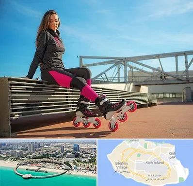 مربی اسکیت خانم در کیش