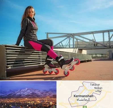 مربی اسکیت خانم در کرمانشاه