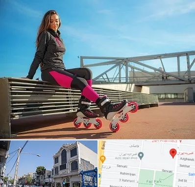 مربی اسکیت خانم در افسریه 