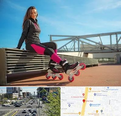 مربی اسکیت خانم در ستاری