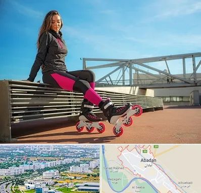 مربی اسکیت خانم در آبادان