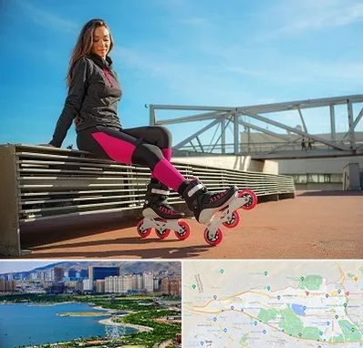 مربی اسکیت خانم در منطقه 22 تهران