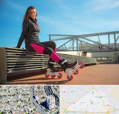 مربی اسکیت خانم در قاسم آباد مشهد