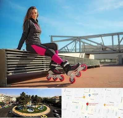 مربی اسکیت خانم در هفت حوض