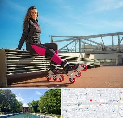 مربی اسکیت خانم در هشت بهشت اصفهان