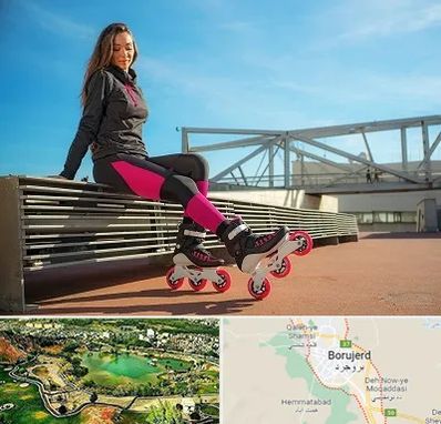 مربی اسکیت خانم در بروجرد