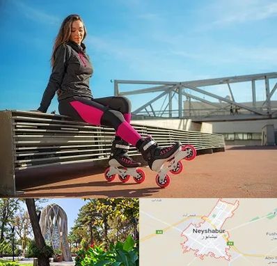 مربی اسکیت خانم در نیشابور