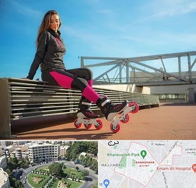 مربی اسکیت خانم در جهانشهر کرج 