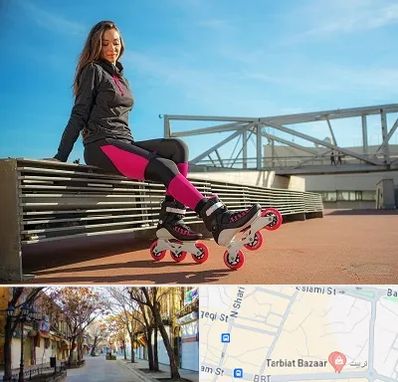 مربی اسکیت خانم در تربیت تبریز