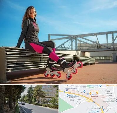 مربی اسکیت خانم در مهرویلا کرج