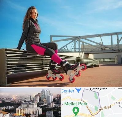 مربی اسکیت خانم در الهیه 