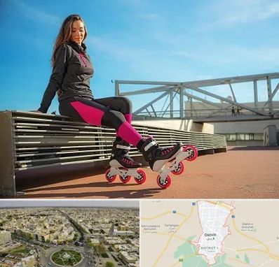 مربی اسکیت خانم در قزوین