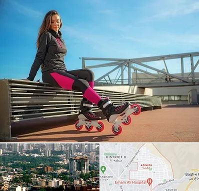 مربی اسکیت خانم در عظیمیه کرج 