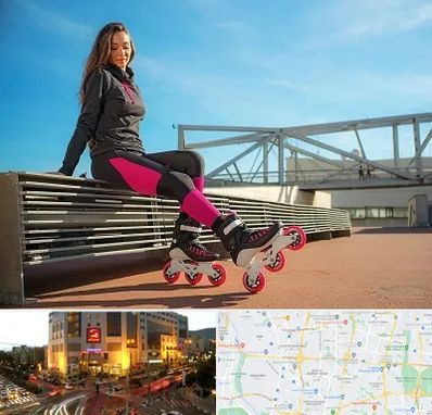 مربی اسکیت خانم در جنت آباد تهران 