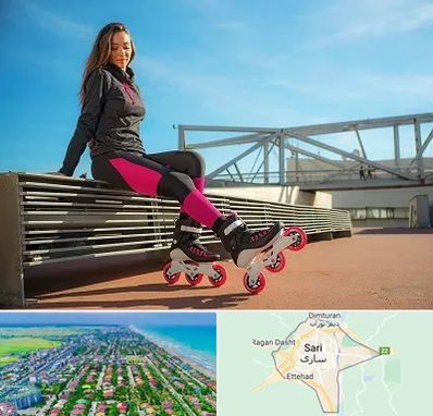 مربی اسکیت خانم در ساری