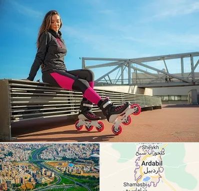 مربی اسکیت خانم در اردبیل