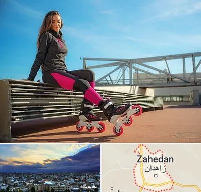 مربی اسکیت خانم در زاهدان
