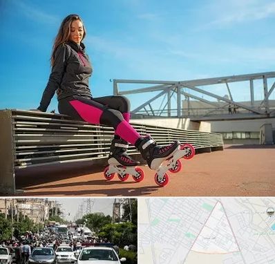 مربی اسکیت خانم در سیدی مشهد