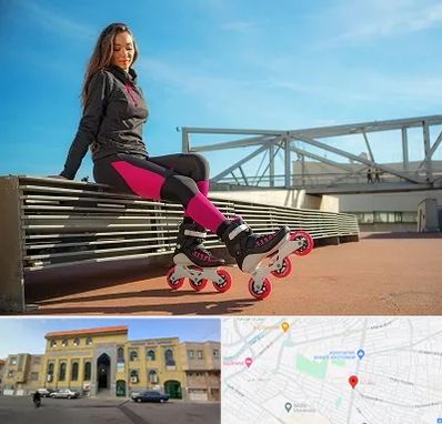 مربی اسکیت خانم در زنبیل آباد قم