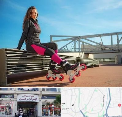 مربی اسکیت خانم در ایران زمین