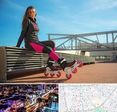 مربی اسکیت خانم در منظریه رشت