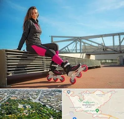 مربی اسکیت خانم در شهرکرد