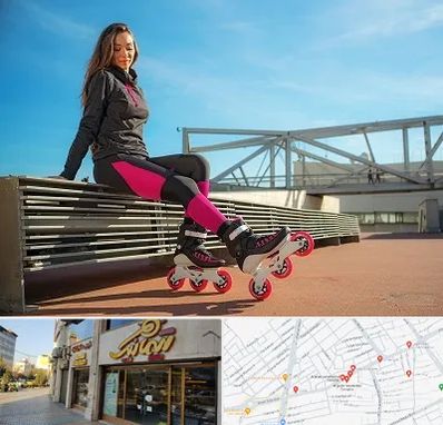 مربی اسکیت خانم در عطاران قم